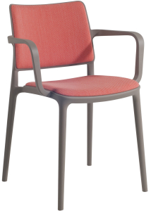 Кресло пластиковое с обивкой PAPATYA Joy-K Soft Seat & Back стеклопластик, ткань Фото 1