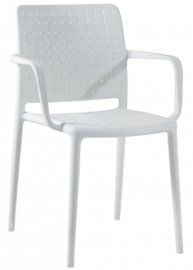Кресло пластиковое PAPATYA Fame-K стеклопластик белый Фото 1