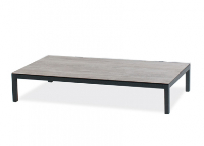 Столик ламинированный журнальный PAPATYA Slim Center Low Table (D) алюминий, нержавеющая сталь, компакт-ламинат HPL Фото 6