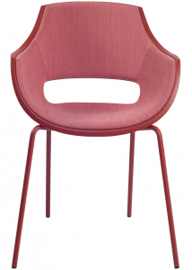 Кресло пластиковое с обивкой PAPATYA Opal-ML Pro Soft сталь, стеклопластик, ткань Фото 4