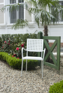 Кресло пластиковое PAPATYA Karea алюминий, стеклопластик сатинированный алюминий, белый Фото 6