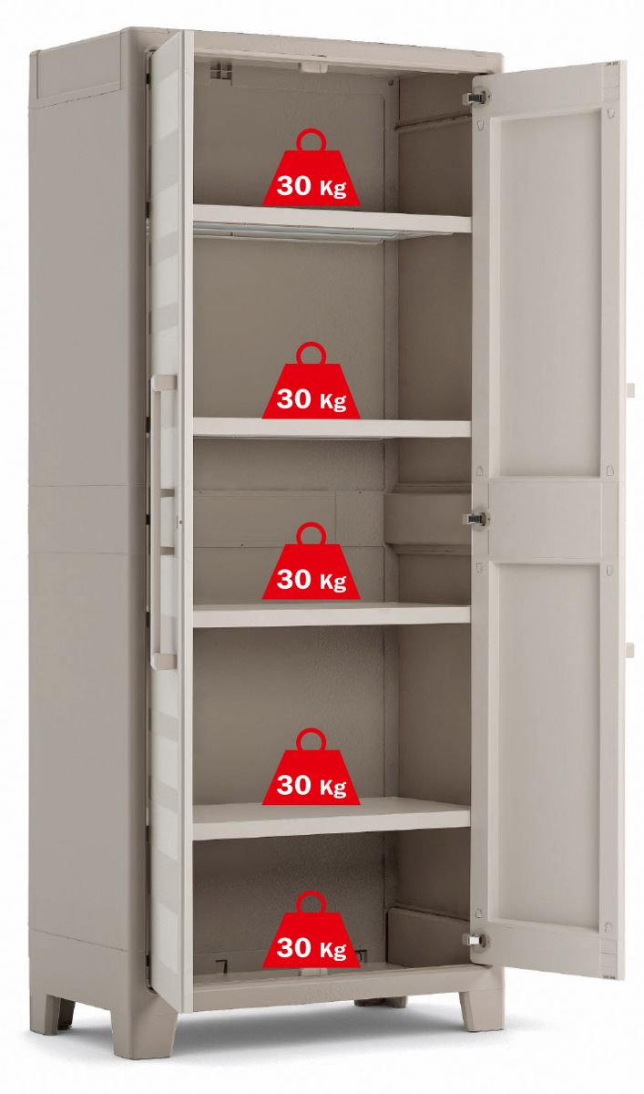 Шкаф пластиковый kis gulliver high cabinet.