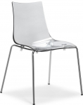 Стул прозрачный Zebra Antishock 4 legs, 540х520х810 мм
