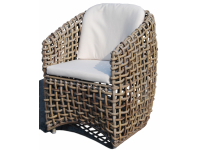 Кресло плетеное с подушками Dynasty