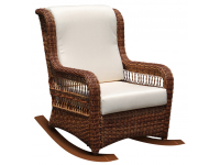 Кресло-качалка плетеное с подушками Ebony