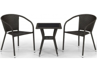 Комплект плетеной мебели T25A/Y137C-W53 Brown 2Pcs