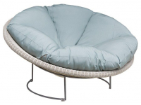 Лаунж-кресло плетеное с подушками Luna