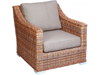 Кресло плетеное с подушками Roxina