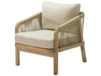 Кресло деревянное с подушками Rimini
