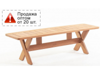 Скамейка деревянная Cross Bench 180