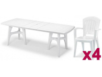 Комплект пластиковой мебели President Tris Super Elegant Monobloc