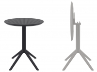 Стол пластиковый складной Sky Folding Table Ø60