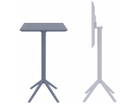 Стол пластиковый барный складной Sky Folding Bar Table 60