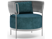 Кресло плетеное с подушками Лимассол