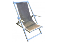 Кресло-шезлонг текстиленовое складное Sdraio