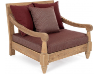 Кресло деревянное с подушками Bali