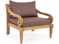 Кресло деревянное с подушками Karuba