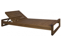 Шезлонг-лежак деревянный Dual