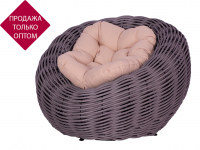 Кресло плетеное с подушкой Nest