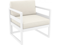Кресло пластиковое с подушками Mykonos
