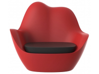 Лаунж-кресло пластиковое с подушкой Sabinas Basic