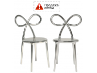 Комплект пластиковых стульев Ribbon Metal Finish Set 2