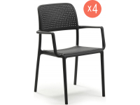 Комплект пластиковых кресел Bora Set 4