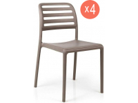 Комплект пластиковых стульев Costa Bistrot Set 4