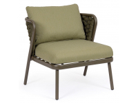 Лаунж-стул плетеный с подушками Harlow