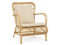Лаунж-кресло плетеное с подушками Florisel