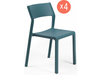 Комплект пластиковых стульев Trill Bistrot Set 4