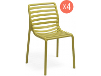Комплект пластиковых стульев Doga Bistrot Set 4