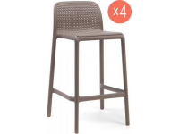 Комплект пластиковых полубарных стульев Lido Mini Set 4