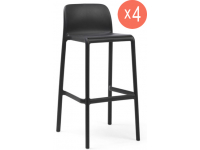 Комплект пластиковых барных стульев Faro Set 4