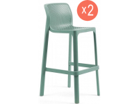 Комплект пластиковых барных стульев Net Stool Set 2