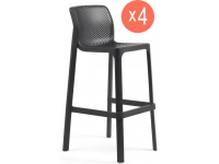 Комплект пластиковых барных стульев Net Stool Set 4