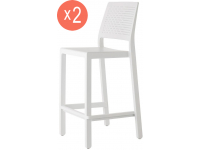 Комплект пластиковых полубарных стульев Emi Set 2