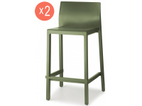 Комплект пластиковых полубарных стульев Kate Set 2