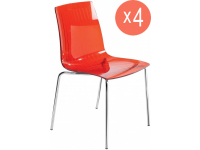 Комплект прозрачных стульев X-Treme S Set 4