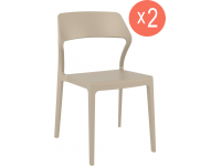 Комплект пластиковых стульев Snow Set 2