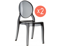 Комплект прозрачных стульев Elizabeth Set 2