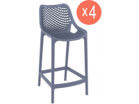 Комплект пластиковых полубарных стульев Air Bar 65 Set 4