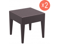 Комплект плетеных столиков для шезлонга GT 1009 Set 2