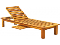 Шезлонг-лежак деревянный Spa