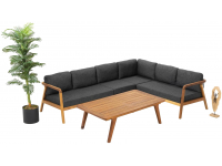 Комплект деревянной плетеной мебели Idea