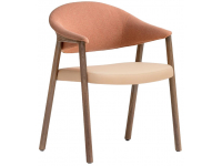 Кресло деревянное с обивкой Hera Soft