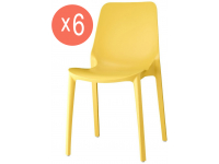 Комплект пластиковых стульев Ginevra Set 6