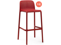 Комплект пластиковых барных стульев Lido Set 4
