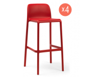 Комплект пластиковых барных стульев Faro Set 4