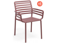 Комплект пластиковых кресел Doga Set 6